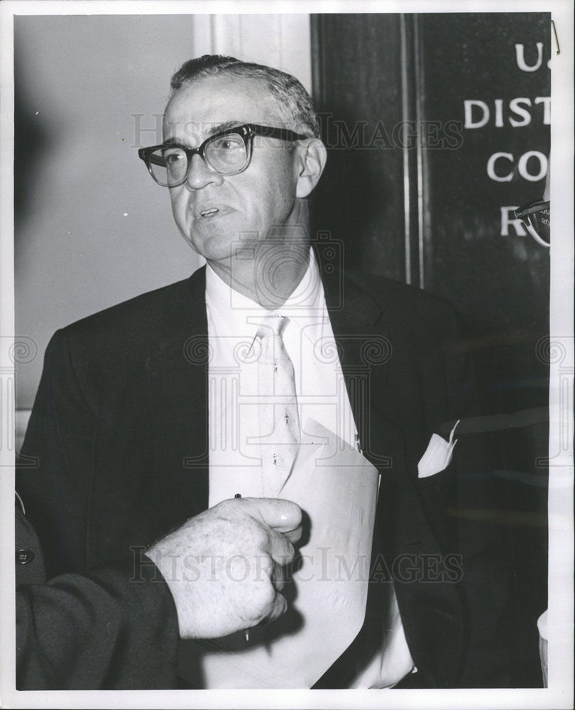 Press Photo John Churchman Antonino Joseph Accardo Trial Witness - Historic Images