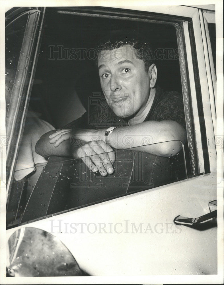 1963 Press Photo Jerome Chyrek Driver Of Car That Dove Into Belmont Harbor - Historic Images