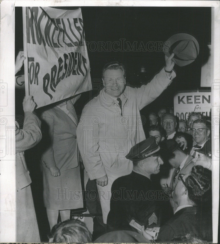 1959 Press Photo Governor Nelson A Rockefeller Presidential Candidate - Historic Images