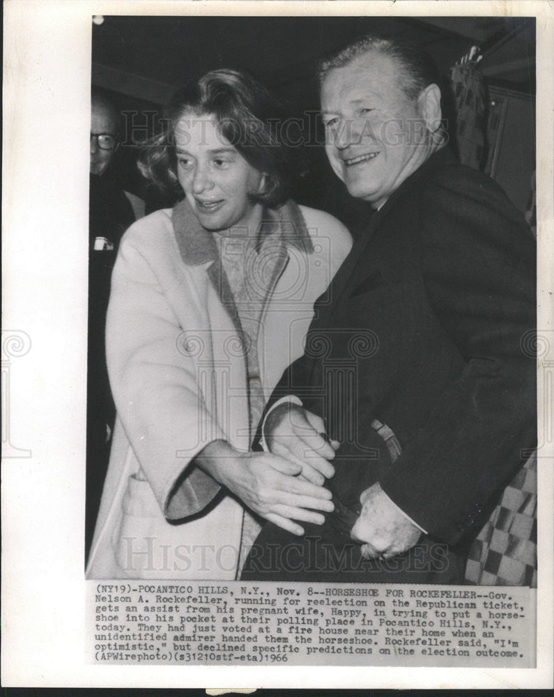 1966 Press Photo Nelson A. Rockefeller/US. Vice President/New York Governor - Historic Images