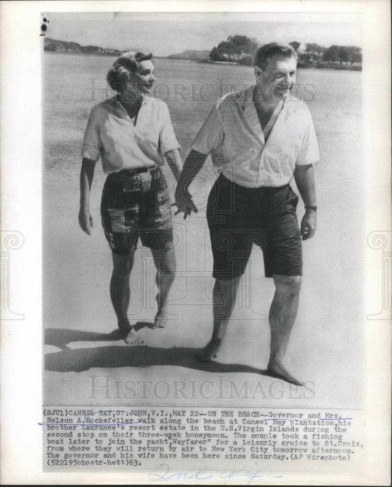 1963 Press Photo Nelson Aldrich Rockefeller Governor New York - Historic Images