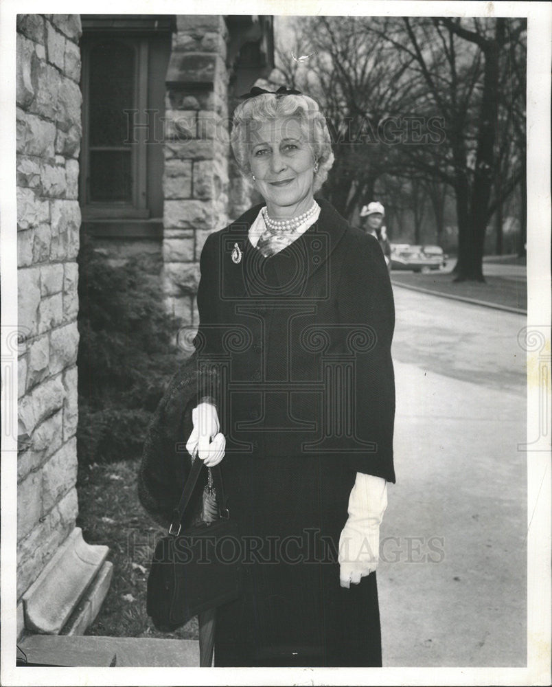 1958 Press Photo Mrs. T. Clifford Rodman. - Historic Images
