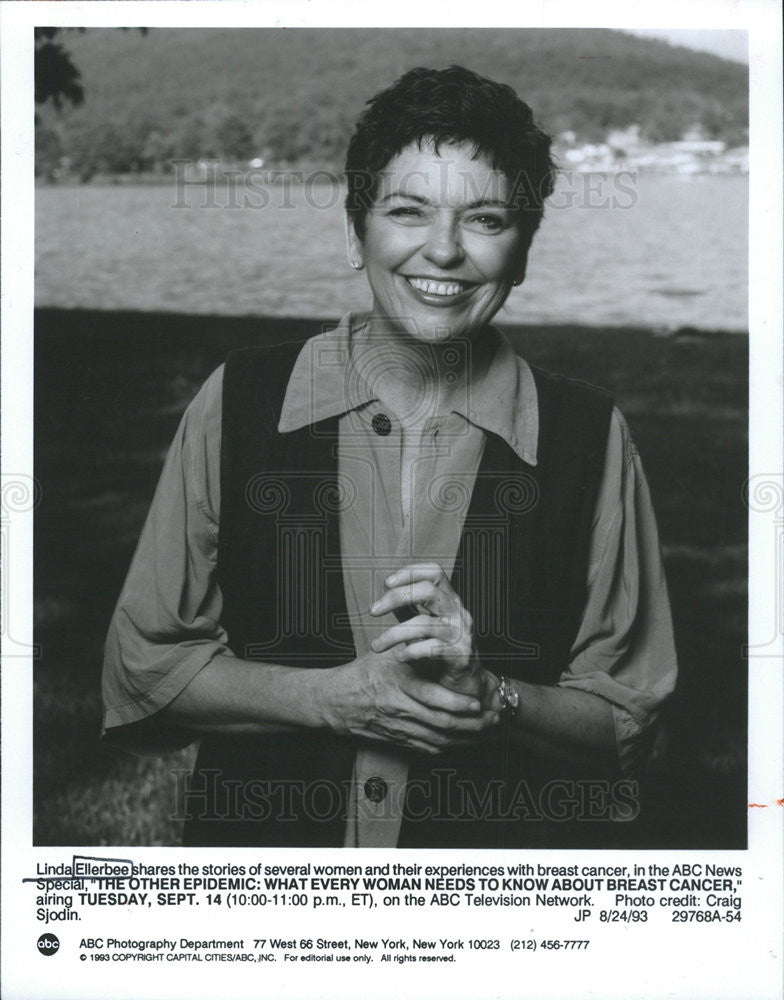 1996 Press Photo LINDA ELLERBEE AMERICAN JOURNALIST NBC NEWS - Historic Images