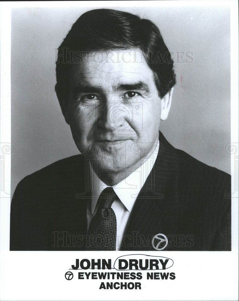 1993 Press Photo John Drury, Eyewitness News Anchor &amp; Activist For Gehrig&#39;s - Historic Images
