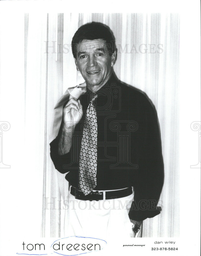 2000 Press Photo Tom Dreesen is an American stand-up comedian. - Historic Images