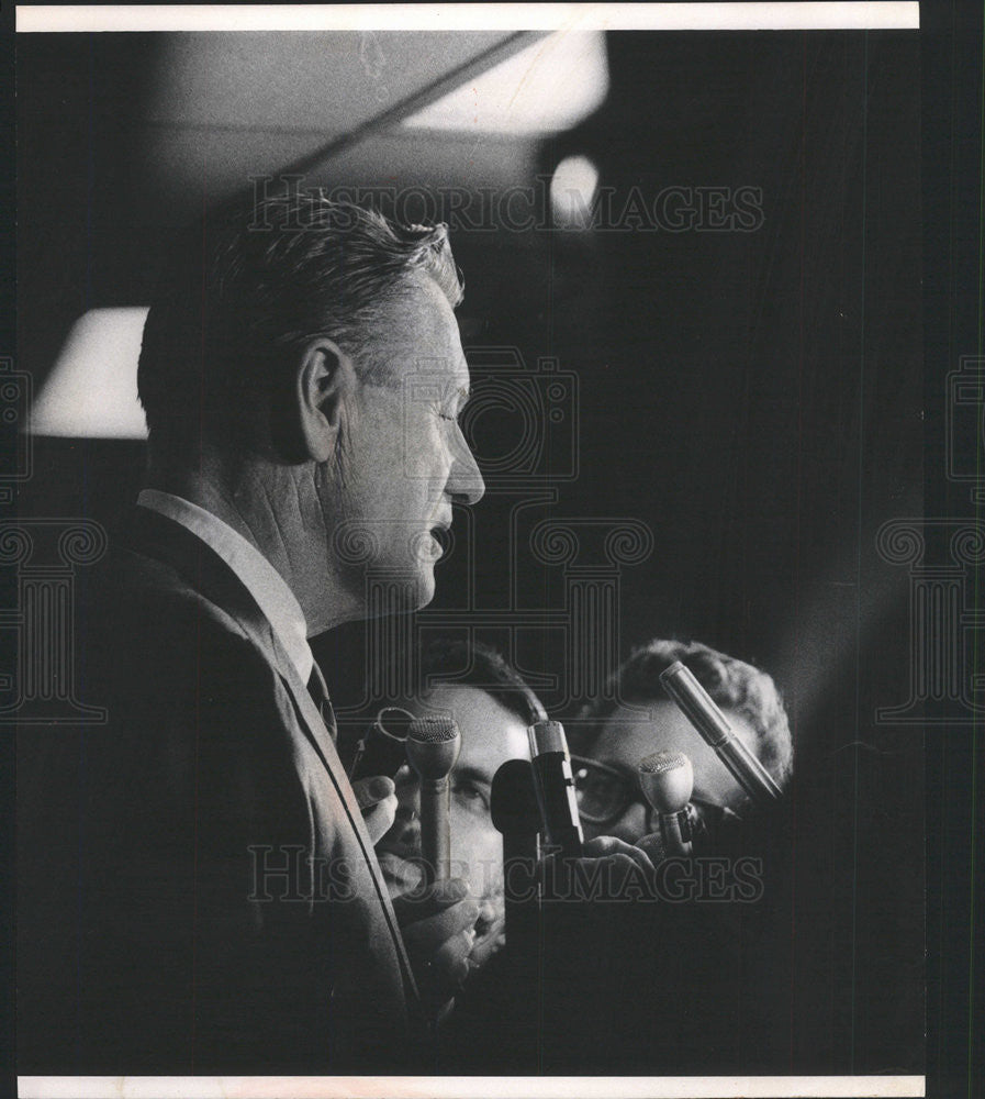 1968 Press Photo Governor Rockefeller Speaking At Miami GOP Convention - Historic Images