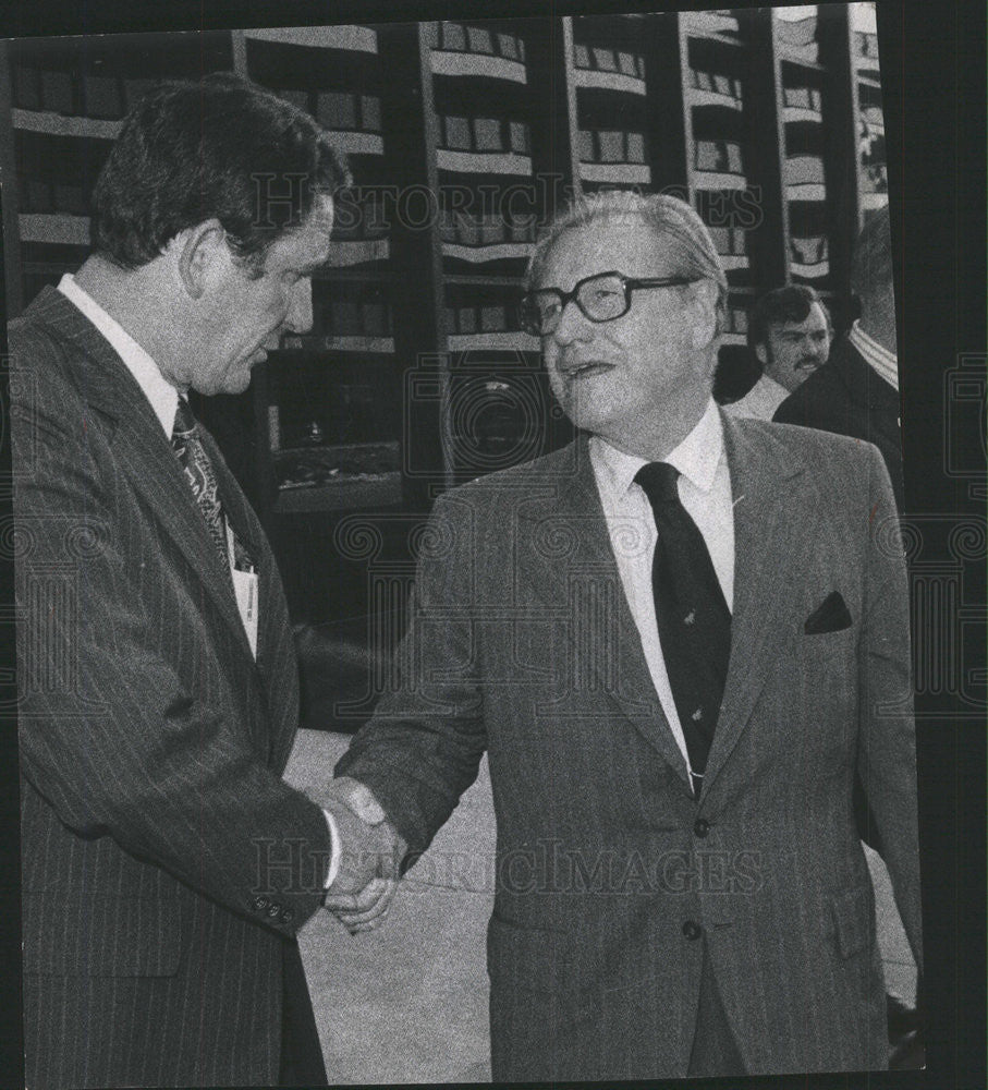 1974 Press Photo Nelson A. Rockefeller United States New York Politician - Historic Images