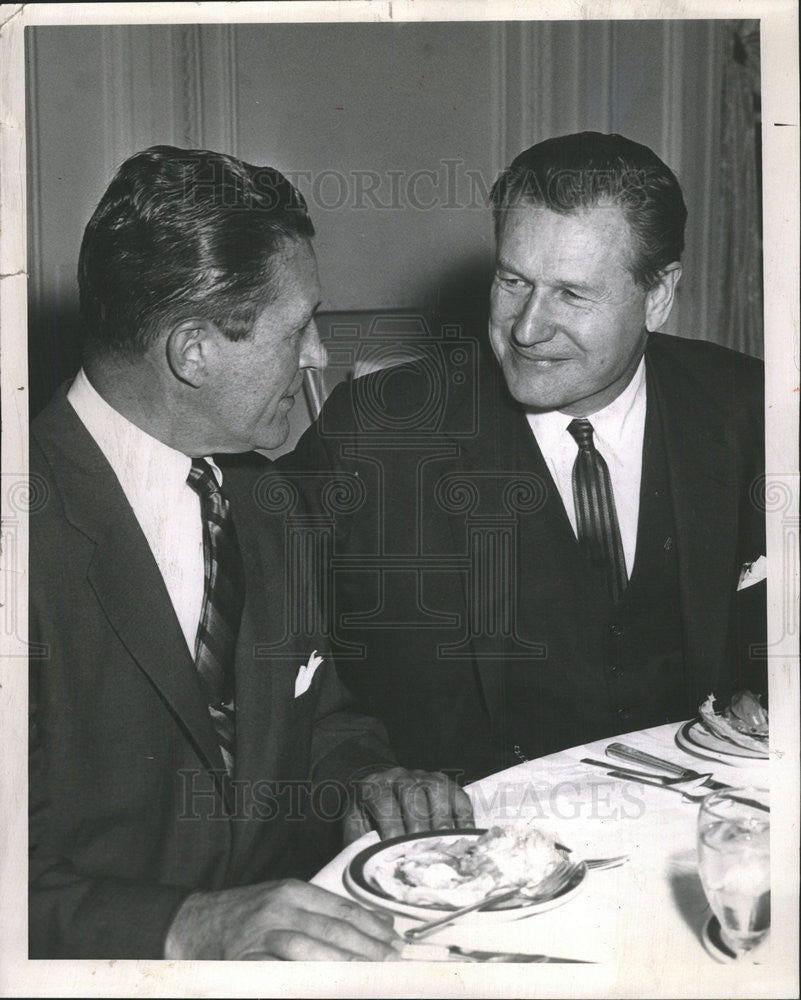 1961 Press Photo Otto Kerner and Nelson Rockerfeller - Historic Images