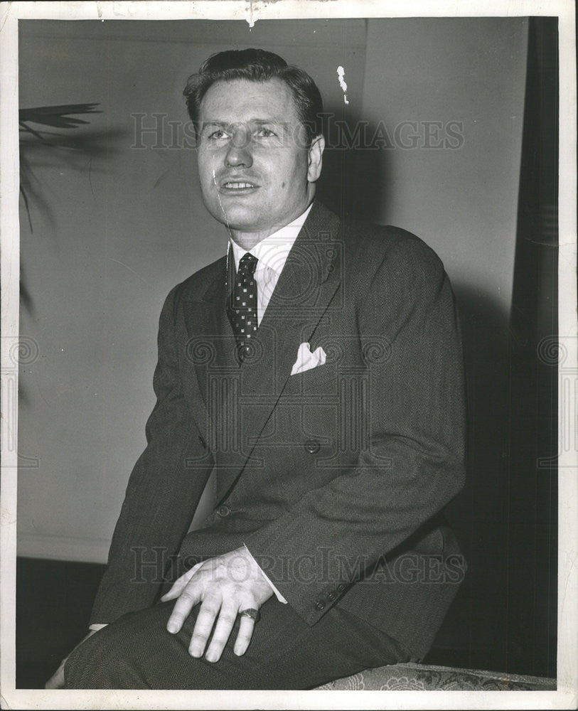 1942 Press Photo Politician Nelson A. Rockefeller, Speaker At Pan-American Event - Historic Images