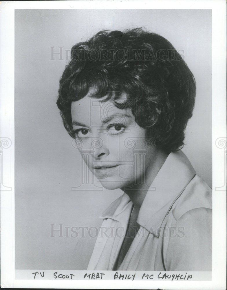 1971 Press Photo Emily McLaughlin actress - Historic Images