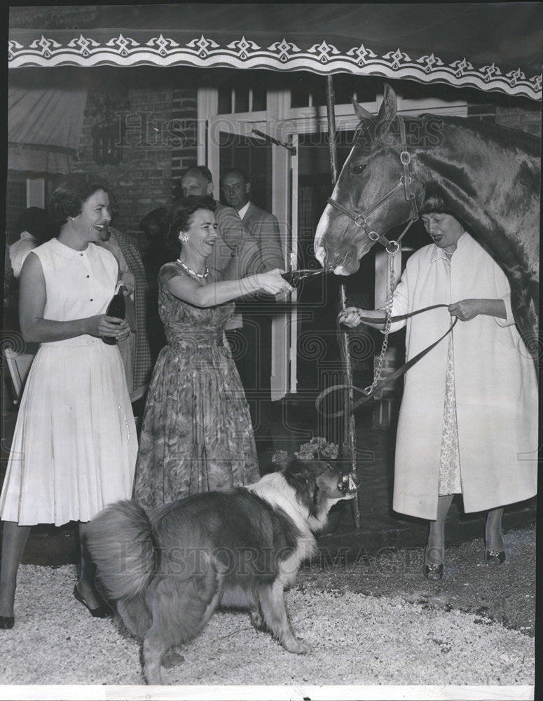 1959 Press Photo Mrs Dix Mrs Tefler Mrs Large At Children Home And Aid Society - Historic Images