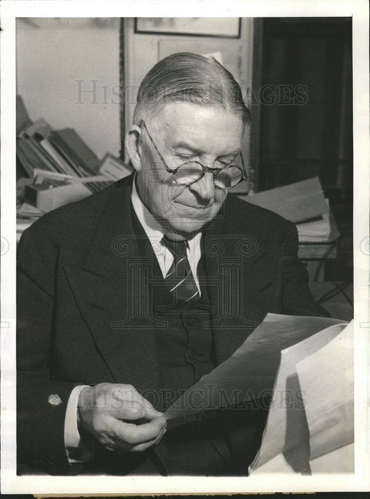 1939 Press Photo Bob Davis American Author Story Writer Discoveror Chicago Ill - Historic Images