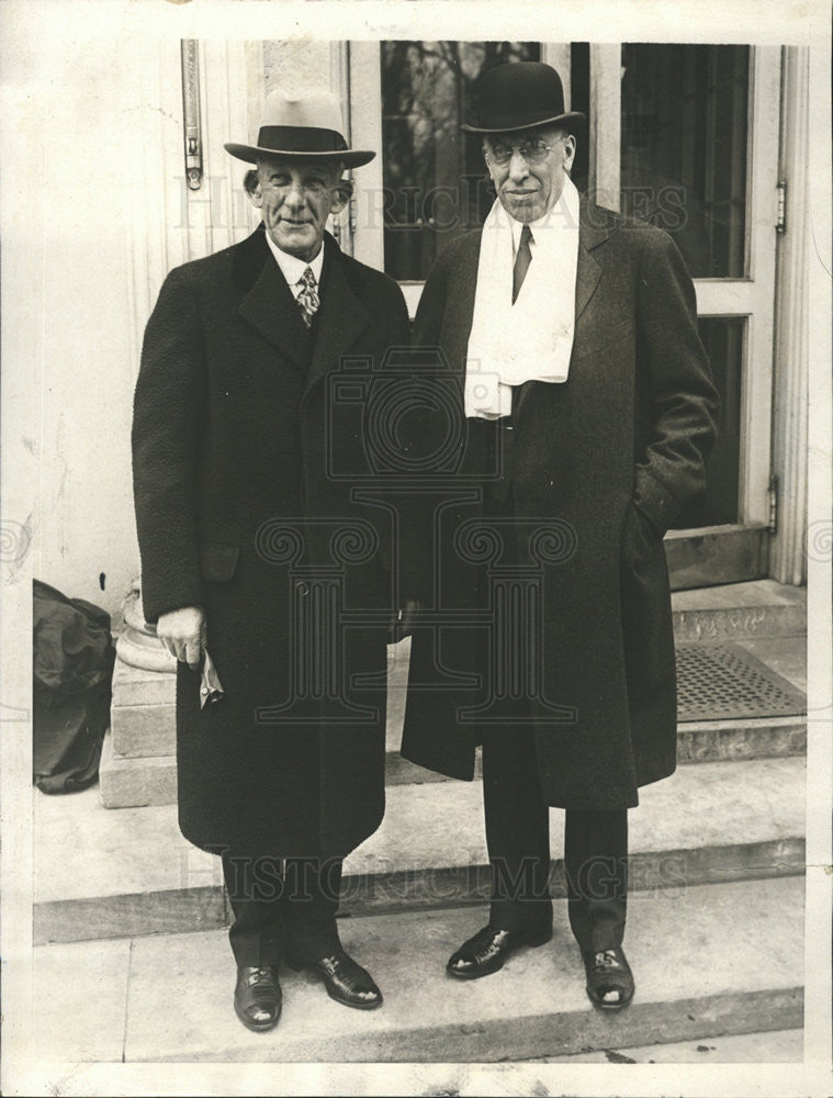 1929 Press Photo Gov. Louis L. Emmerson of Illinois and William R. Dawes - Historic Images