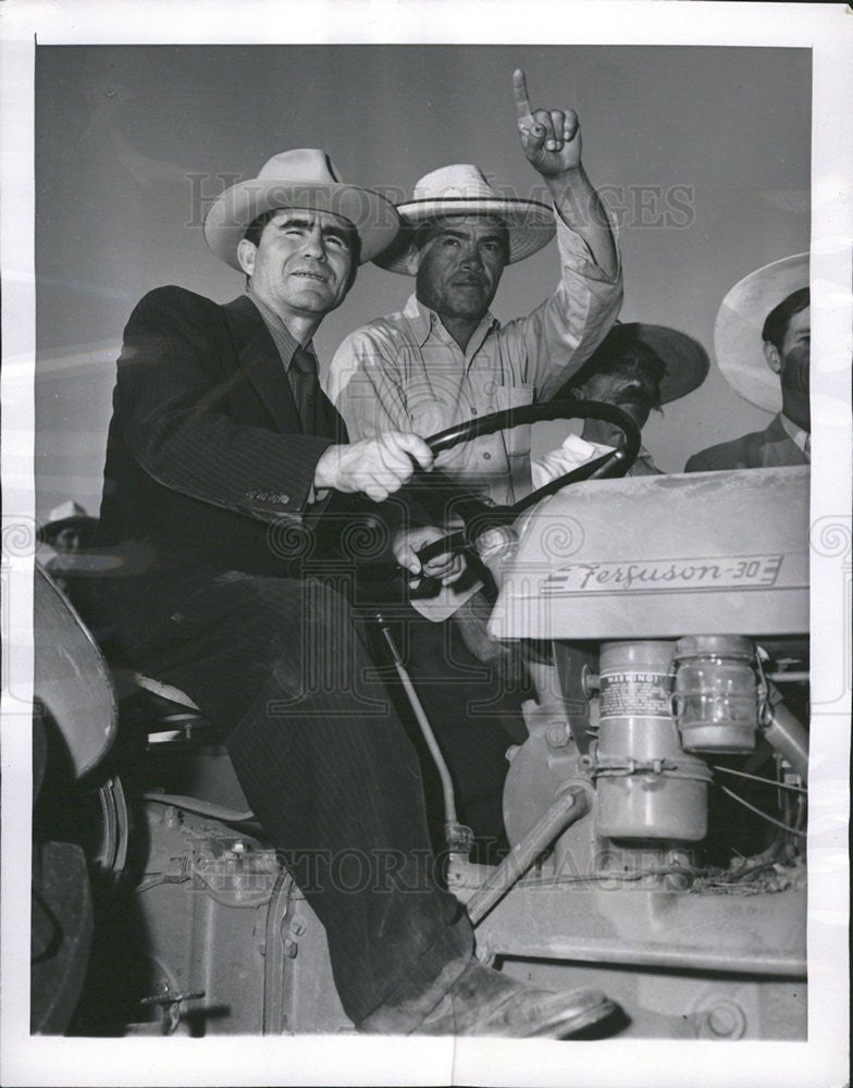 1954 Press Photo Braulio Maldonado Mexican Politician First Elected Governor Mex - Historic Images