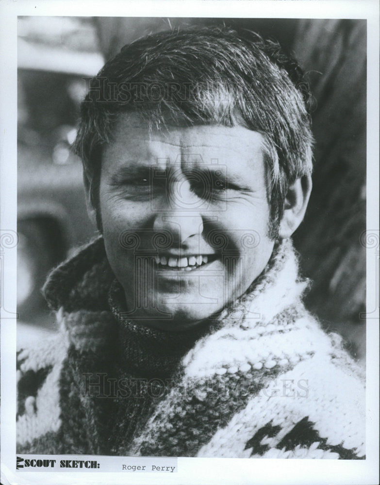 1974 Press Photo Actor Roger Perry - Historic Images