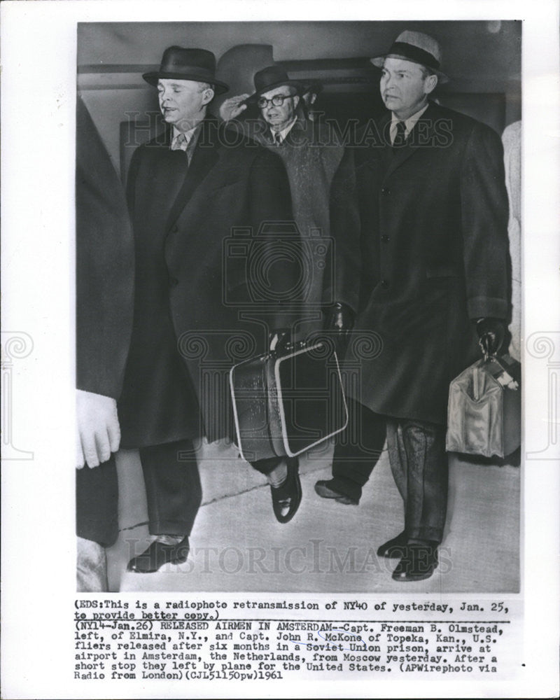 1961 Press Photo John R McKone American Businessman Chicago Illinois - Historic Images