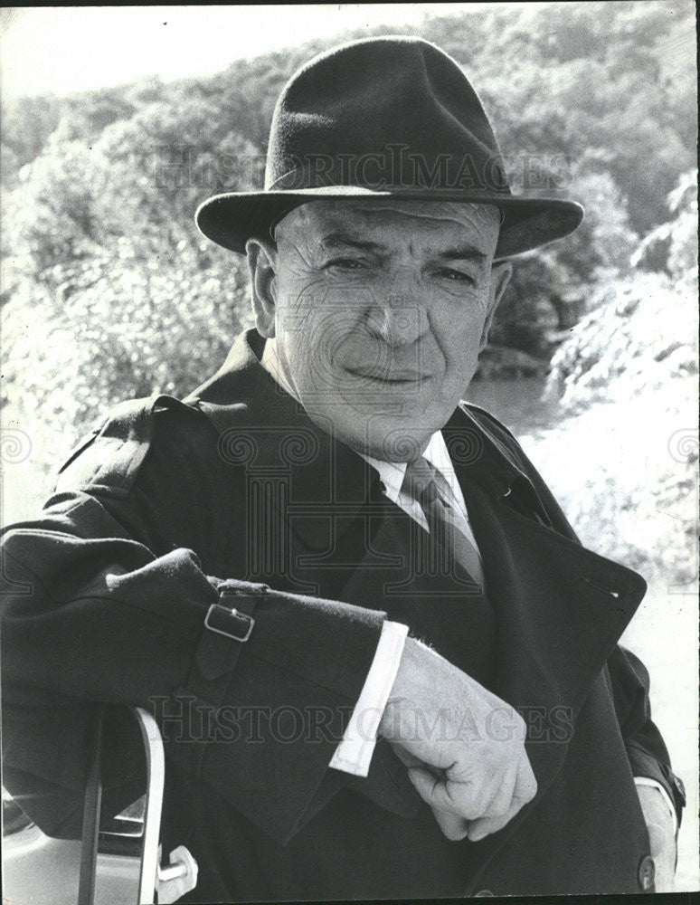 1989 Press Photo Actor Telly Savalas stars in &quot;Kojak: The Price of Justice.&quot; - Historic Images