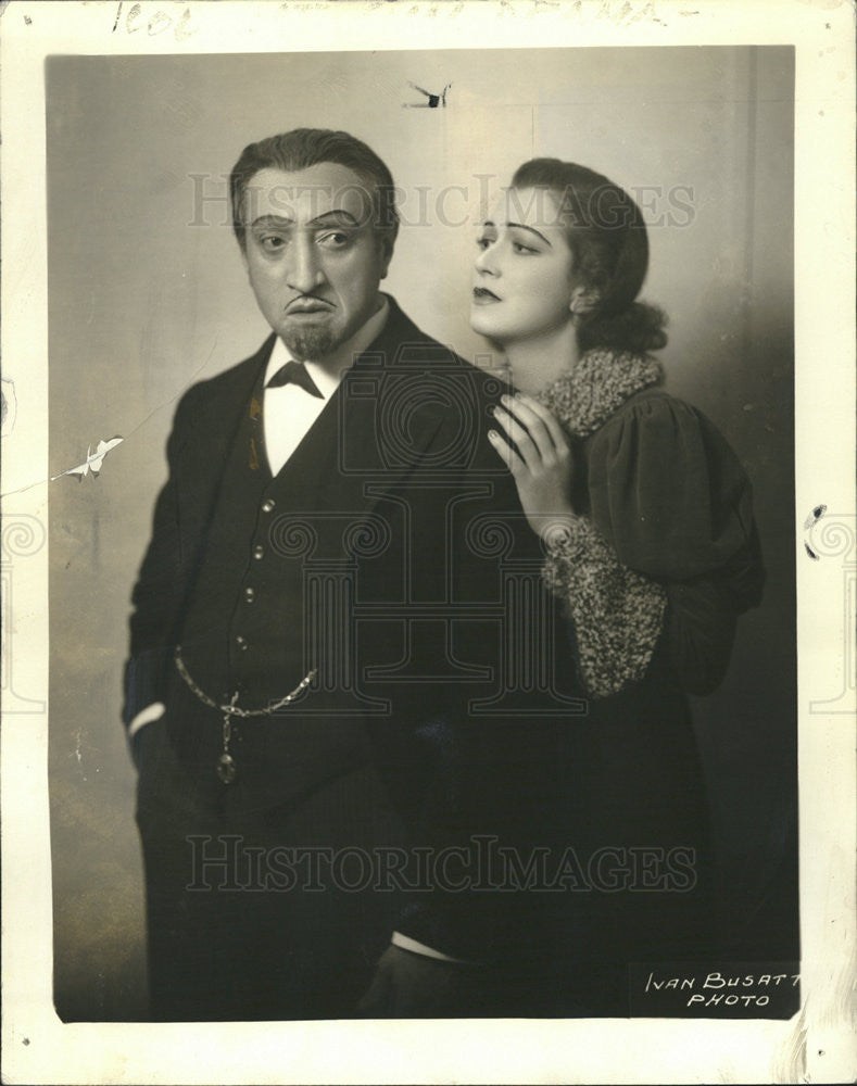 1938 Press Photo Maurice Schwartz and Helen Beverley in &quot;The Brothers Ashkenazi. - Historic Images