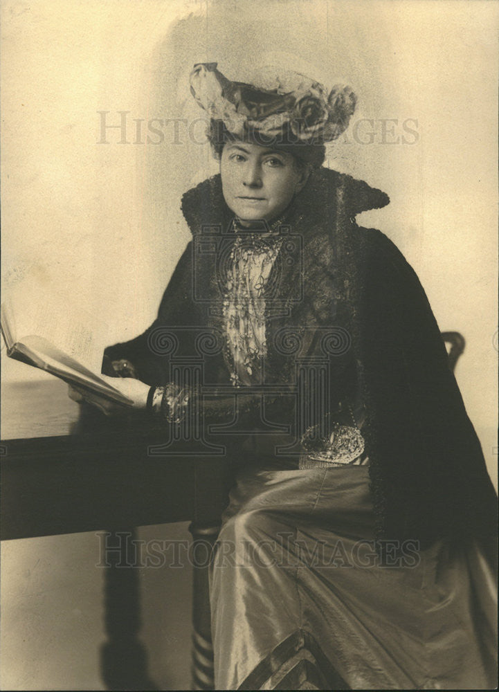 Press Photo Mrs. Theodore Thomas - Historic Images