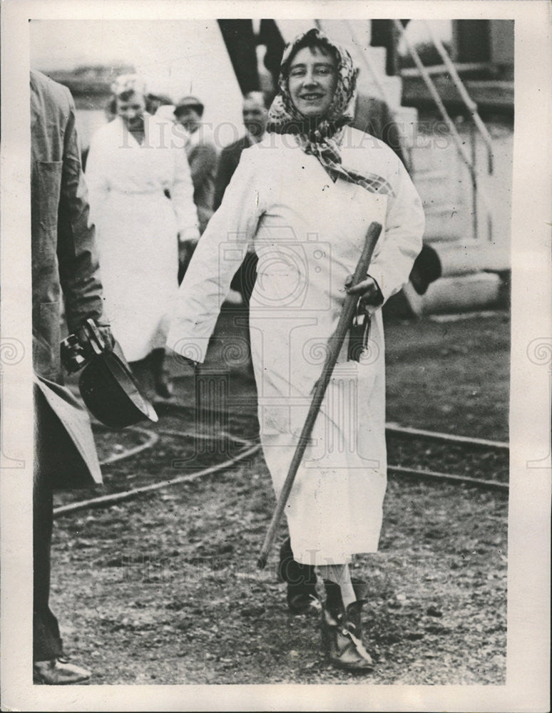 1936 Press Photo Queen Elizabeth England Royalty - Historic Images