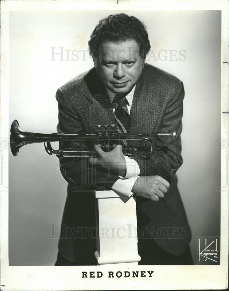 1986 Press Photo RED RODNEY AMERICAN TRUMPETER. - Historic Images