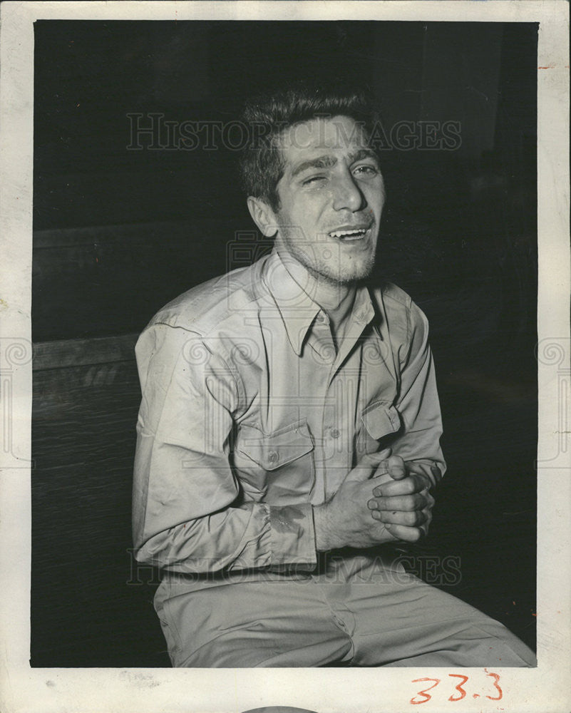 1953 Press Photo Vincent Ciucci County Jail - Historic Images