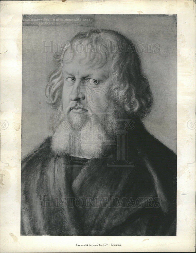 1948 Portrait of Hieronymus Holzschuher by Albrecht Durer - Historic Images