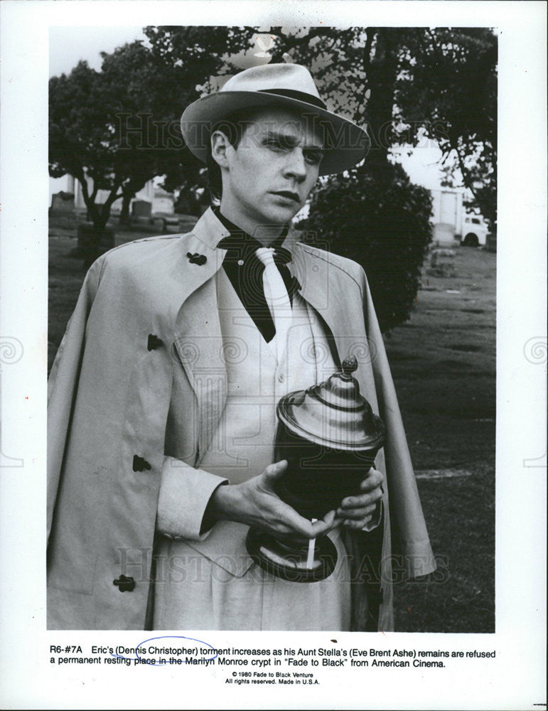 1980 Press Photo Dennis Christopher in a scene from &quot;Fade to Black&quot; - Historic Images