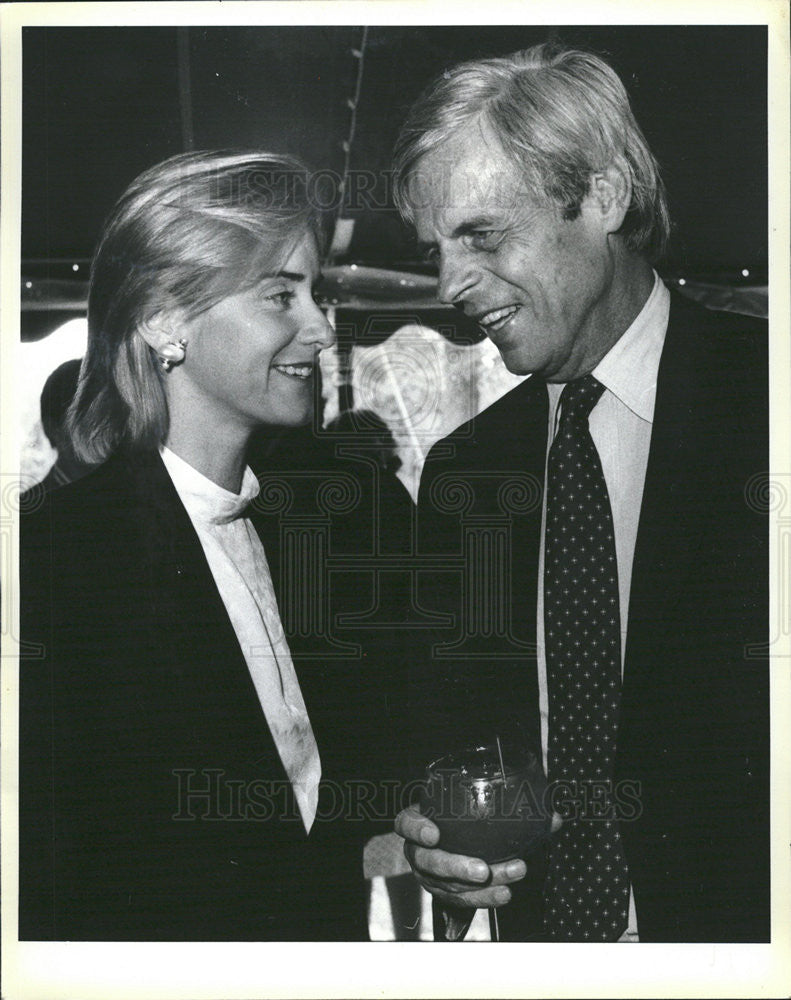 1984 Press Photo George Plimpton American Journalist Writer Editor - Historic Images