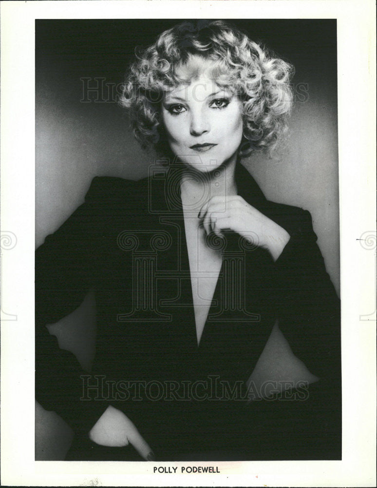 1983 Press Photo Polly Podewell swing jazz vocalist - Historic Images