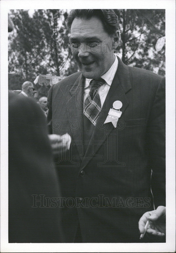 1956 Press Photo Dr. Michael Pobedinsky, head of the Soviet delegation Radiology - Historic Images