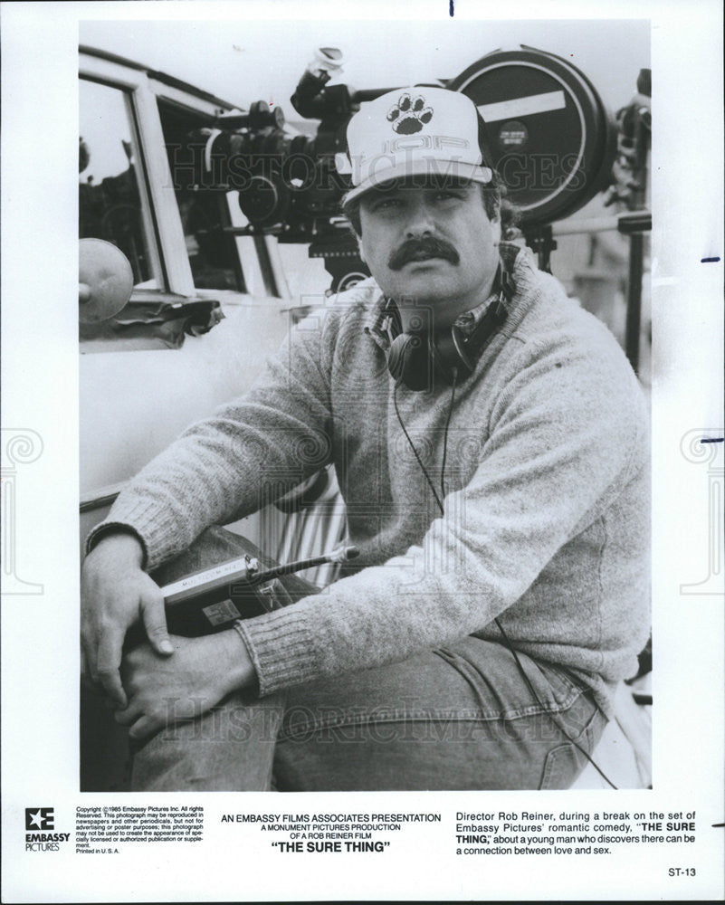 1984 Press Photo Rob Reiner, director of &quot;THE SURE THING&quot; - Historic Images