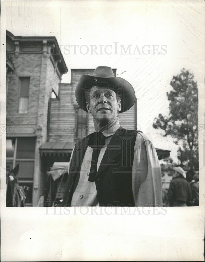 1956 Press Photo Dan Duryea, actor - Historic Images