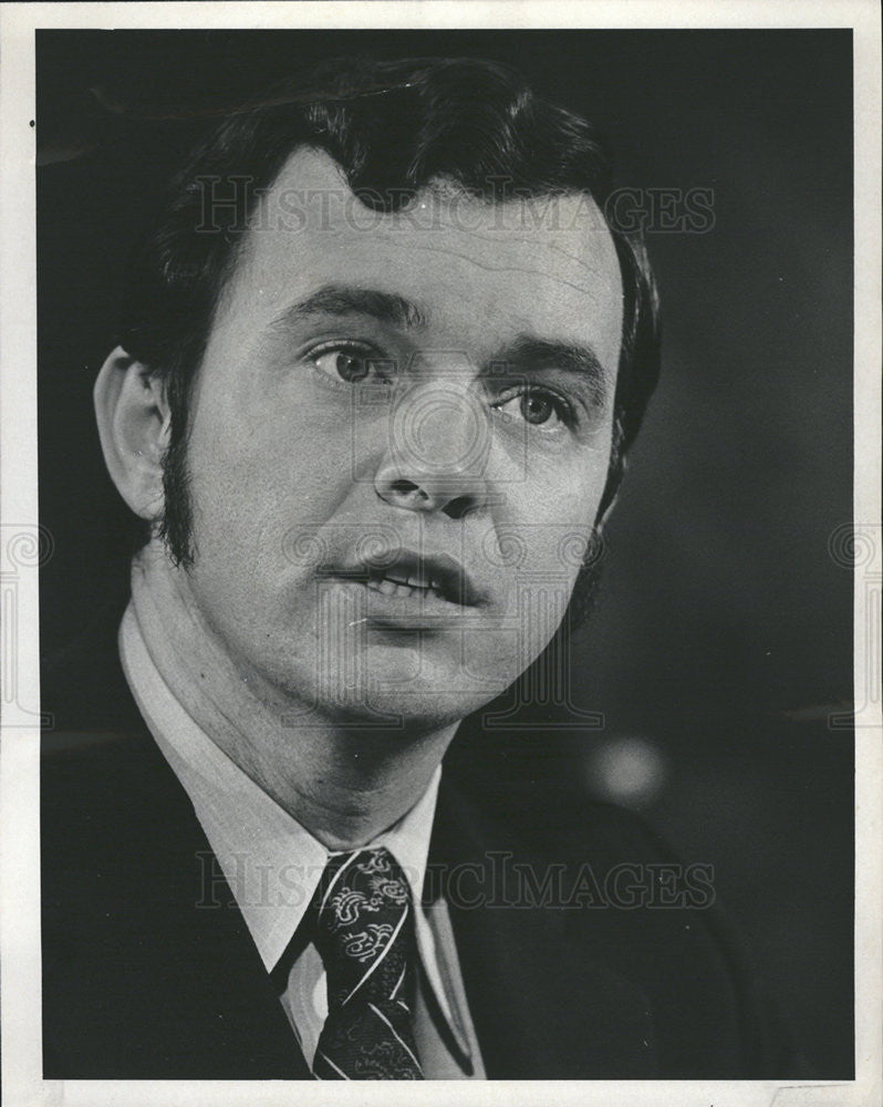 1971 Press Photo Dr. Curtis Plott, Executive Secretary Illinois Education Assn - Historic Images