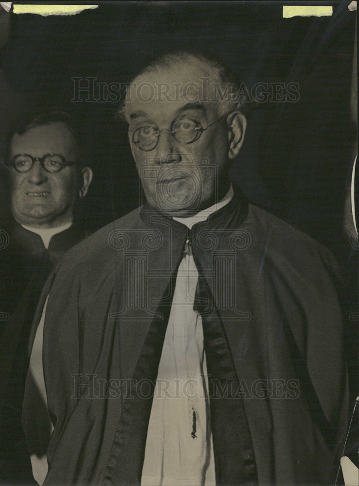 1940 Press Photo Reverend Monsigner Dennis J. Dunne - Historic Images