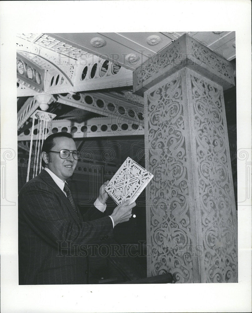 1975 Press Photo William D Plechaty,Senior Vice President Continental Bank - Historic Images