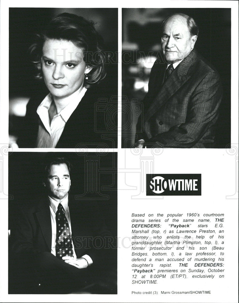 Press Photo Showtimes &quot;Payback - Historic Images