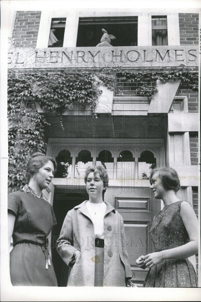 1963 Press Photo Princess Christina of Sweden,Anne DHarnoncourt &amp; Kristin Thorstensen - Historic Images