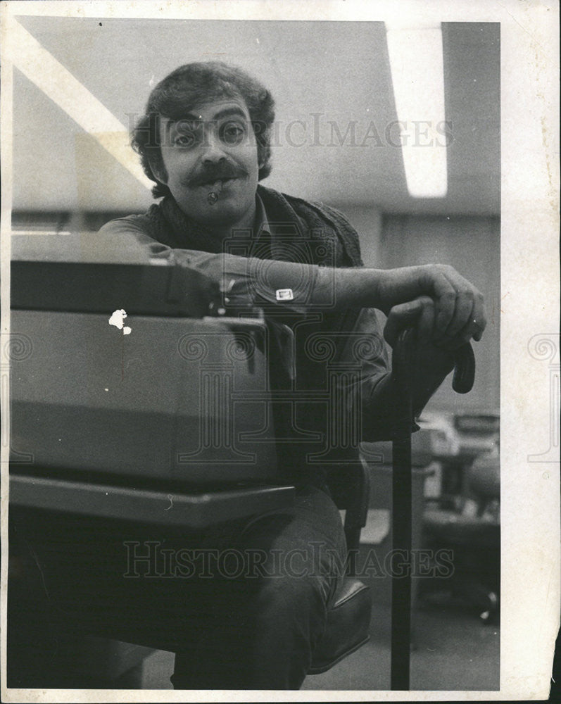 1970 Press Photo Fritz Polus Jr.,commentator - Historic Images