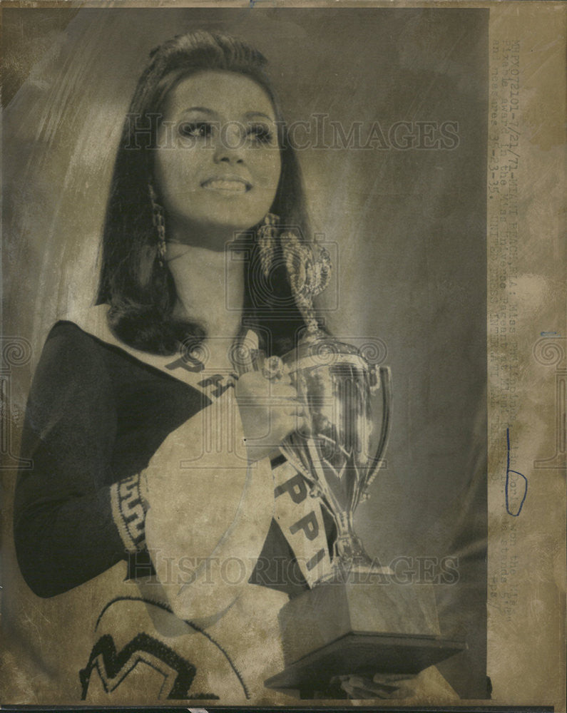 1971 Press Photo Vita Doris, beauty queen - Historic Images