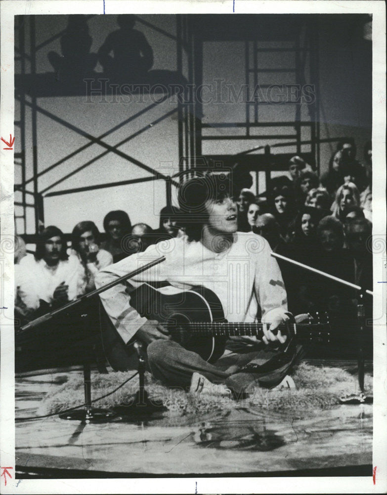 1985 Press Photo Singer Guitarist Donovan - Historic Images