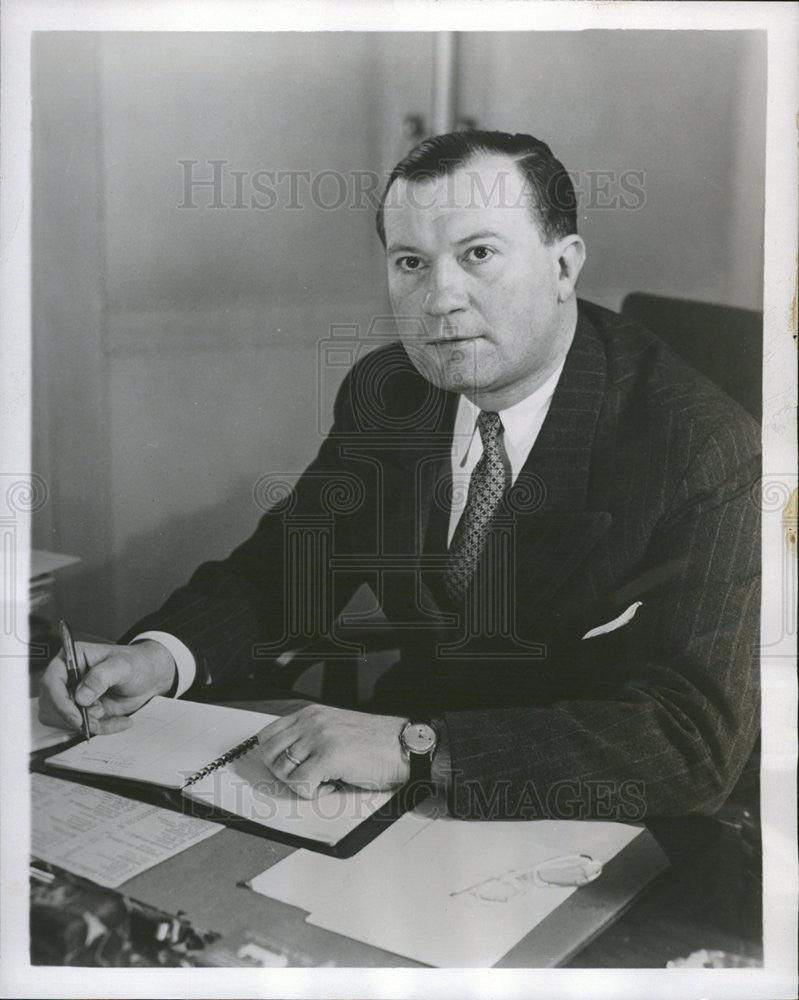 1957 Press Photo Belgian Minister of Foreign Affairs Victor Larock Foreign Trade - Historic Images