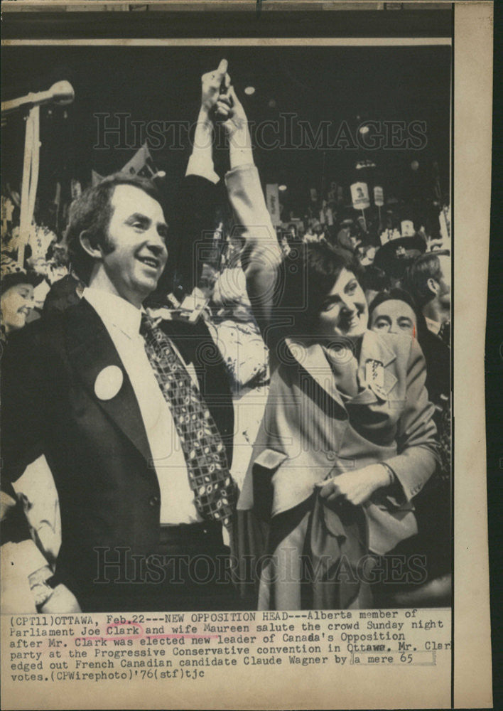 1976 Press Photo Alberta Member of Parliament, new Opposition Head. - Historic Images