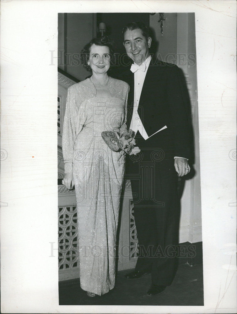 1947 Press Photo Attorney General Tom C. Clark at NY Metropolitan Opera House - Historic Images