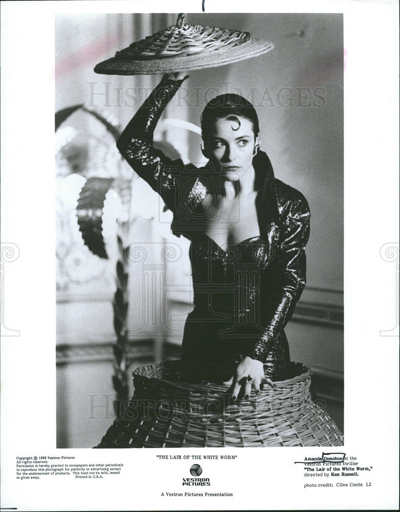 1988 Press Photo Amanda Donohoe American Film Television Actress - Historic Images