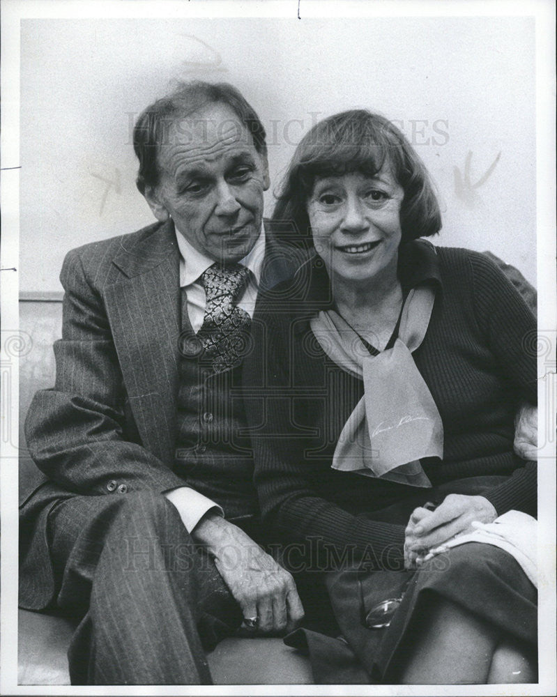 1977 Press Photo Imogene Coca/Comedian/Actress/King Donavan/Actor/Director - Historic Images