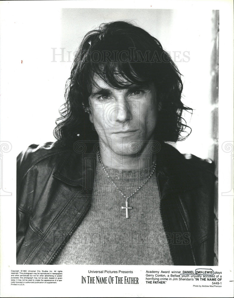 1994 Press Photo Daniel Day-Lewis/English Actor/Academy Award/BAFTA Award - Historic Images