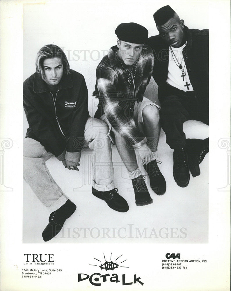 1996 Press Photo DC Talk Grammy-winning Christian rock music trio - Historic Images