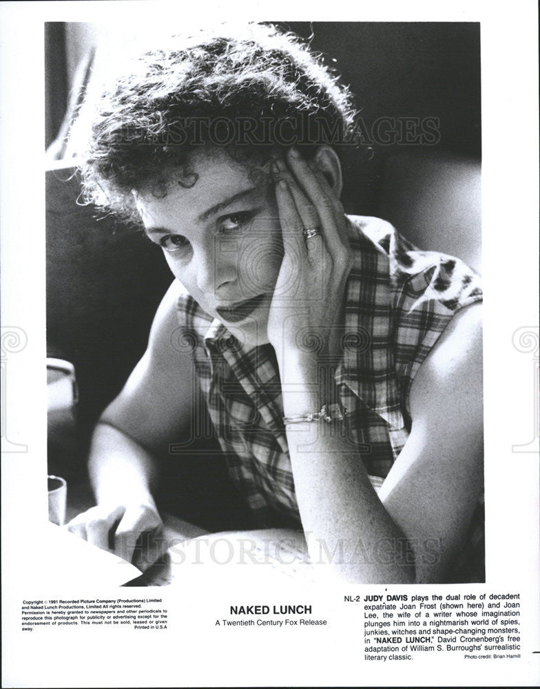 1991 Press Photo Judy Davis Naked Lunch - Historic Images