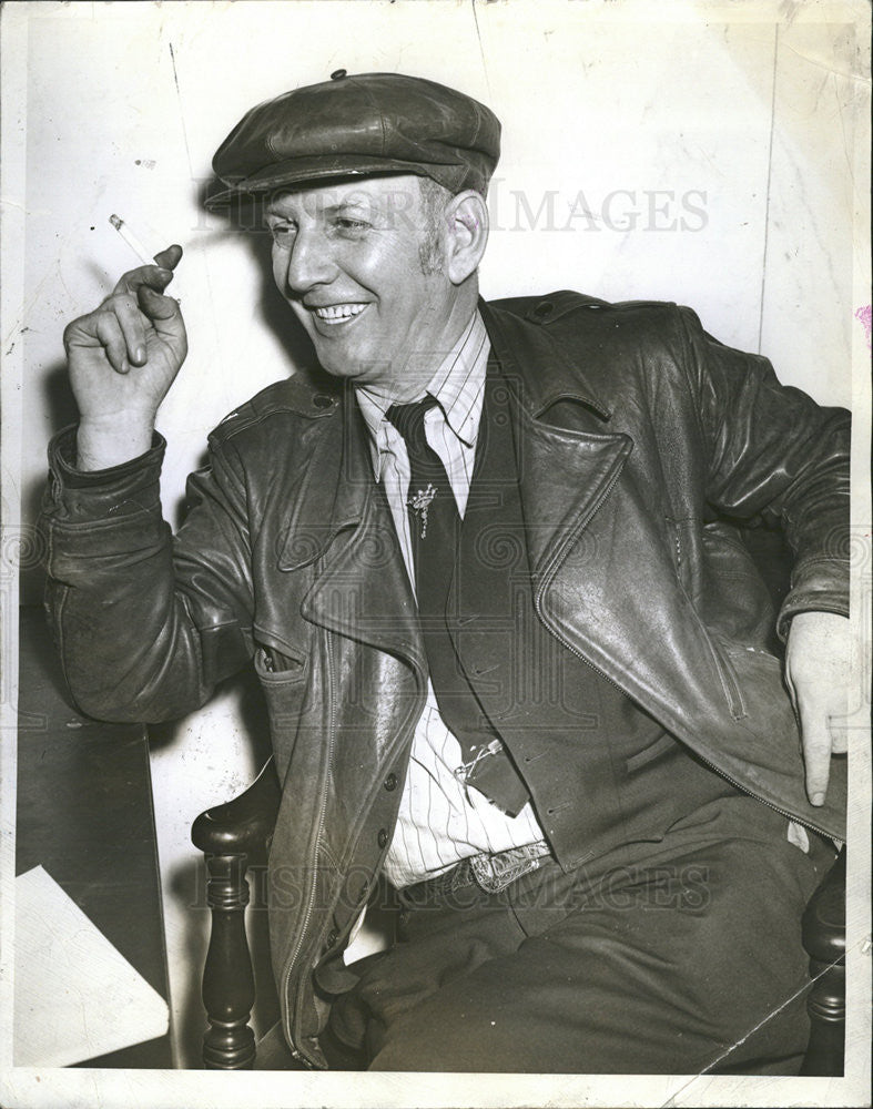 1955 Press Photo Hobo King Jeff Davis - Historic Images